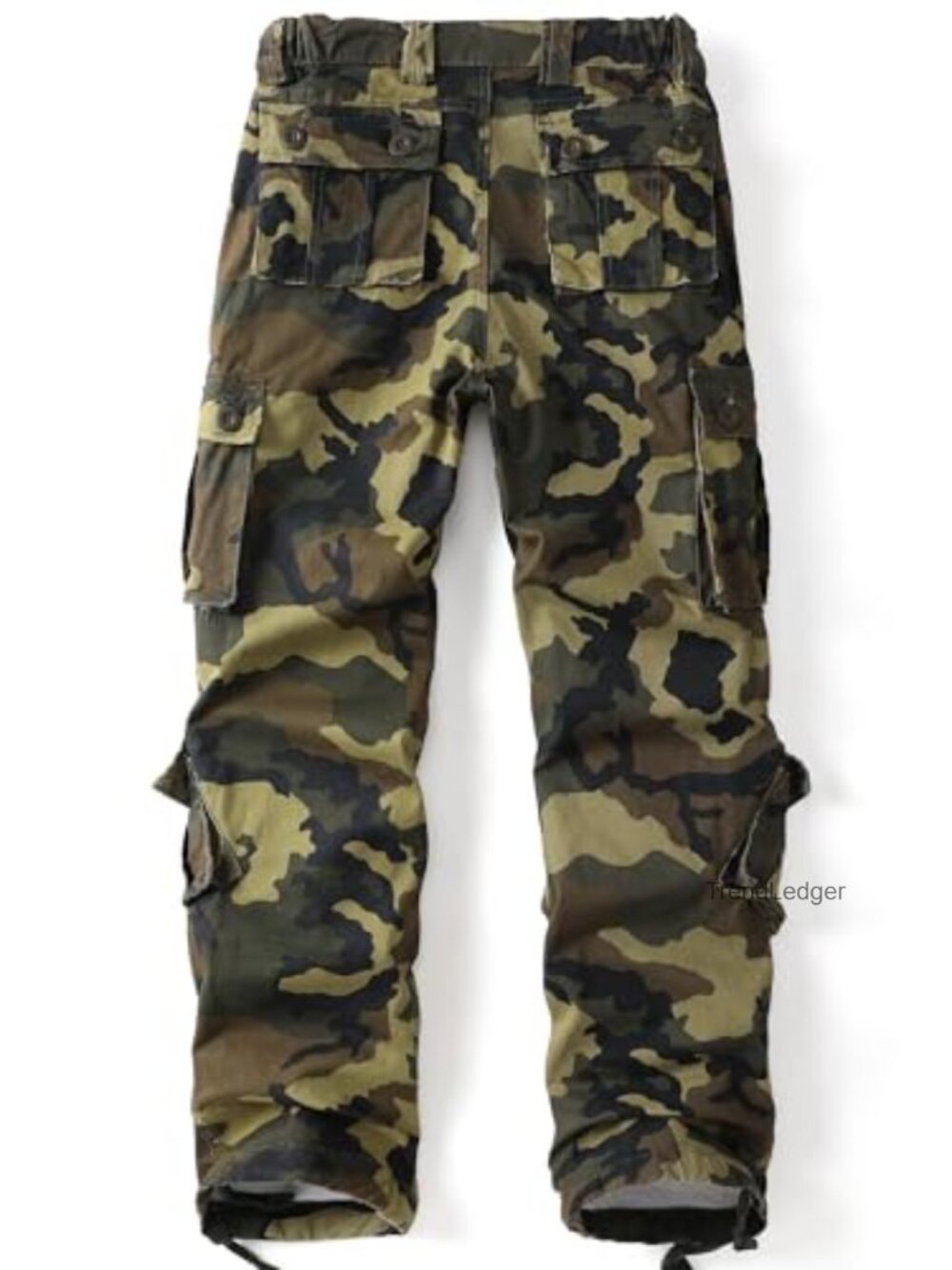 Women's Cargo Pants 8 Pockets Ripstop Cotton Casual Work Trousers - Picture 2 of 7